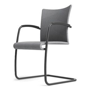 ZV Freischwinger mit netzrücken, Sitzgurte