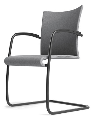 ZV Freischwinger mit Netzruecken und Sitzgurten ZV Freischwinger mit Netzruecken und Sitzgurten