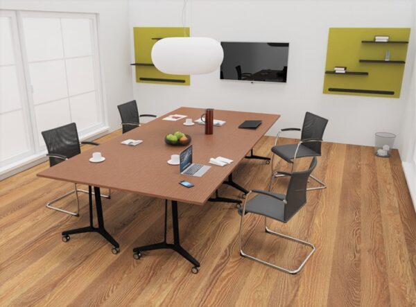 Konferenzmoebel für Konferenzräume, Tisch auf Rollen, Freischwingerstühle Konferenzmoebel für Konferenzräume, Tisch auf Rollen, Freischwingerstühle